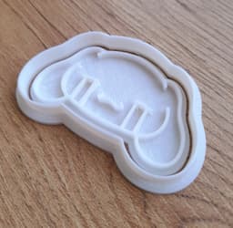 SANRIO CINNAMOROLL COOKIE CUTTER SAD 3d model