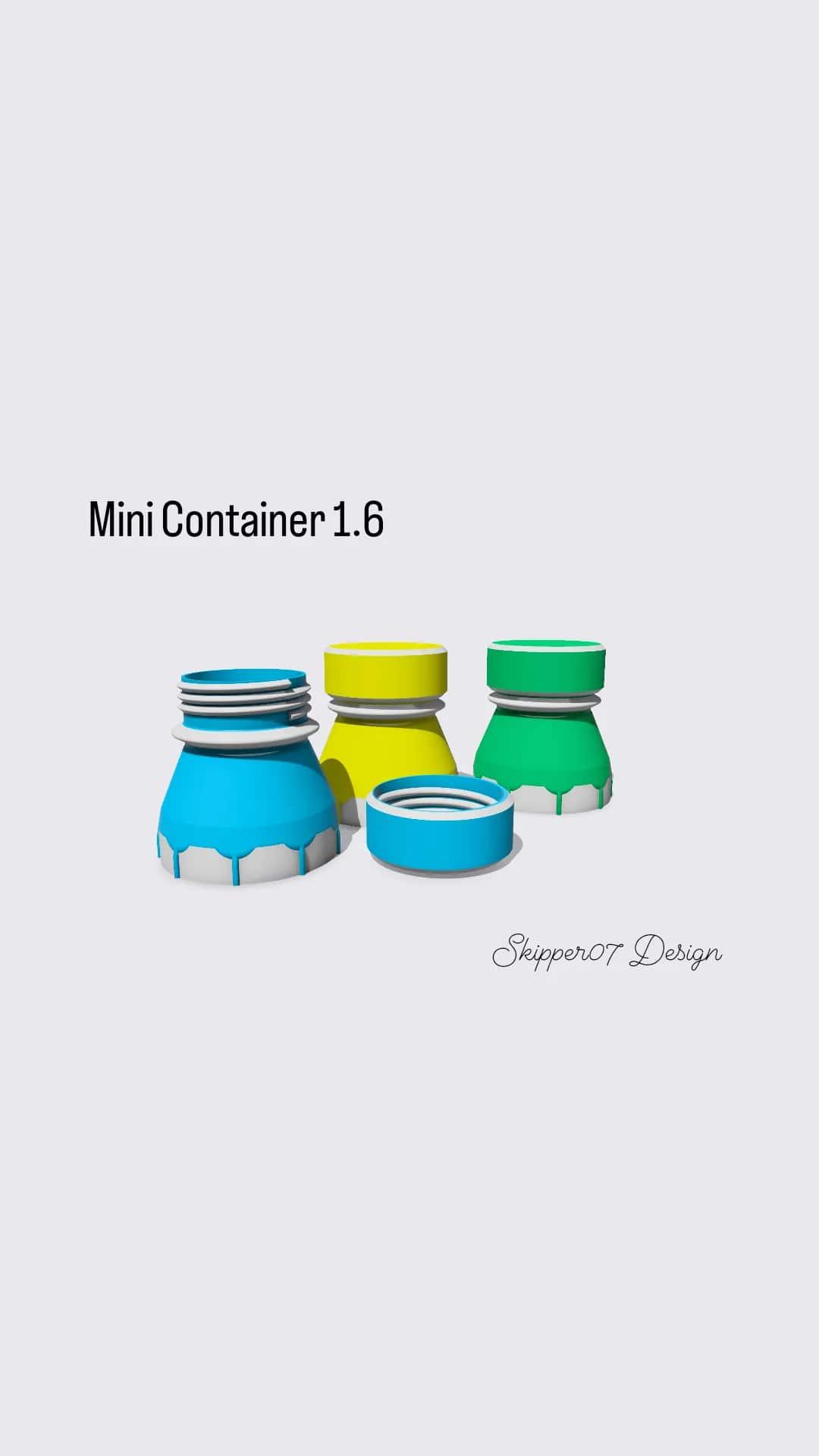 Mini Container 1.6  3d model