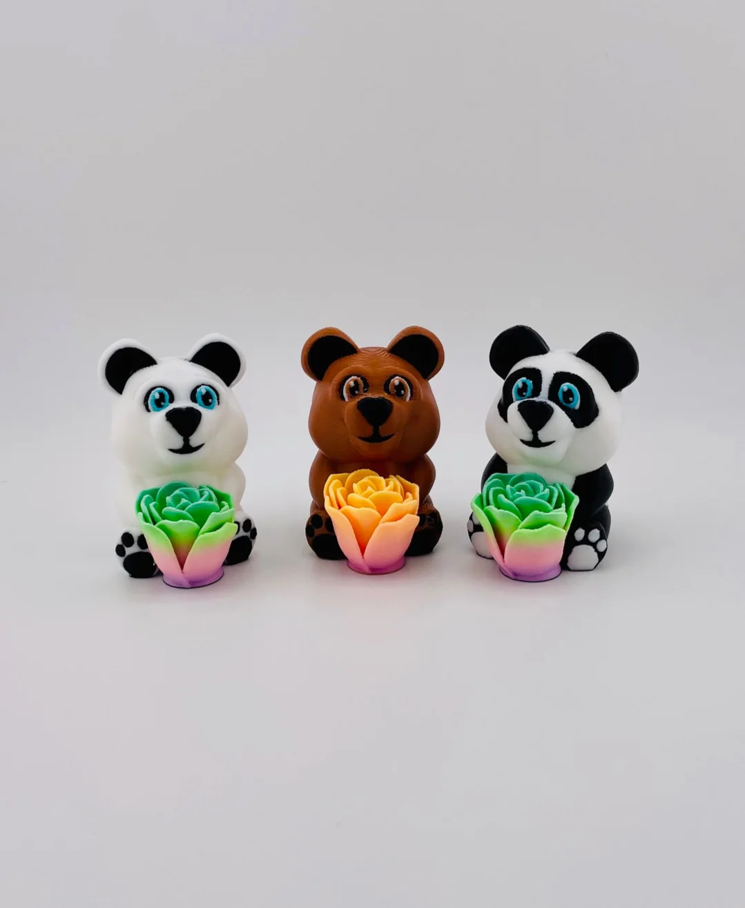 Mother's Day Roseables Bear Group 3d model