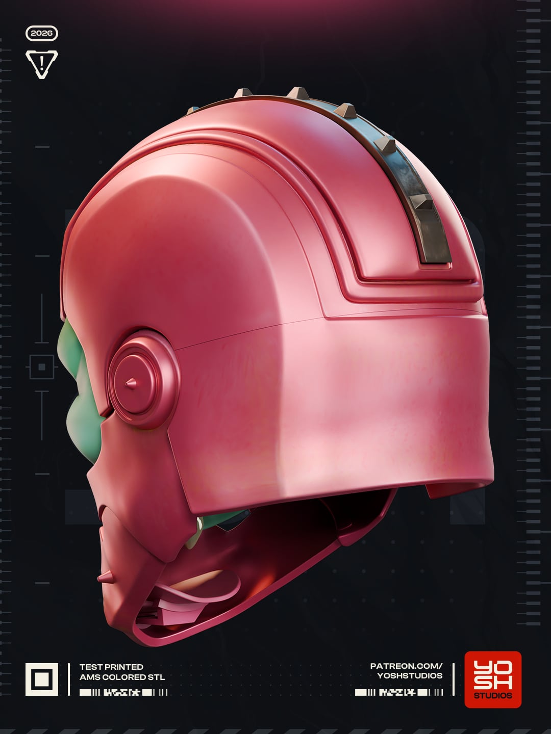 Jaw Mask 3D Printer STL File 3d model