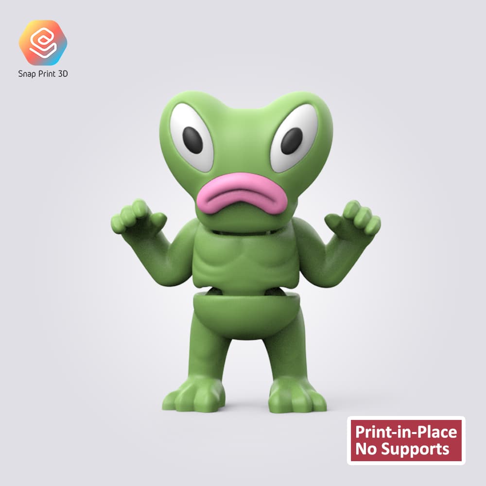 Flexi Alien A 3d model