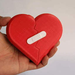 broken heart box 3d model