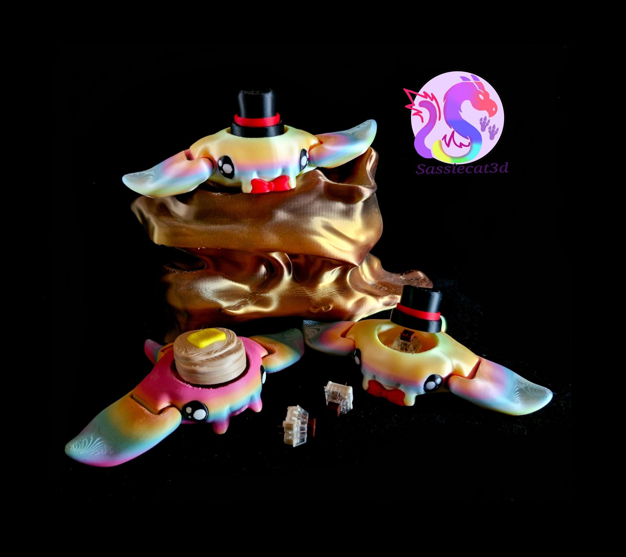Manta Ray Clicker Collab Abbycat3d (Personal Use) 3d model