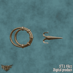 Fantasy Halsin Camp Clothes Cosplay Accessories Outfit Baldurs Gate 3 3d model