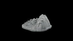 Machu Picchu Terrace Shrine STL - Printable Landmark Desk Miniature 3d model