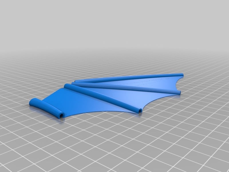 Articulated Serpent Wing Skins 3d model