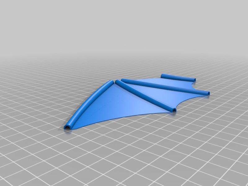 Articulated Serpent Wing Skins 3d model