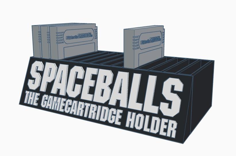 Spaceballs - The Gamecartridge Holder 3d model