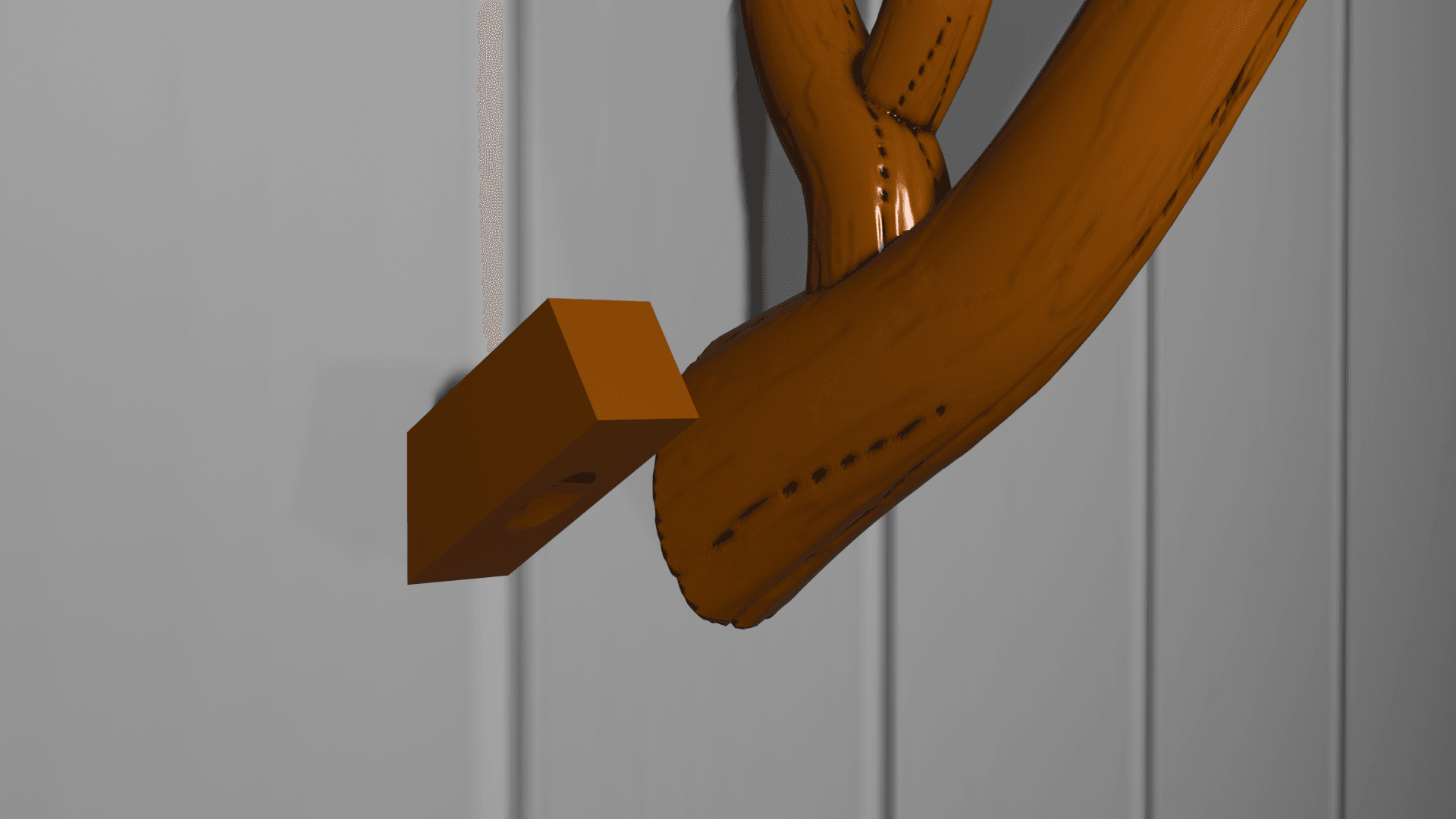 Tree Branch Shelf Brackets 3d model