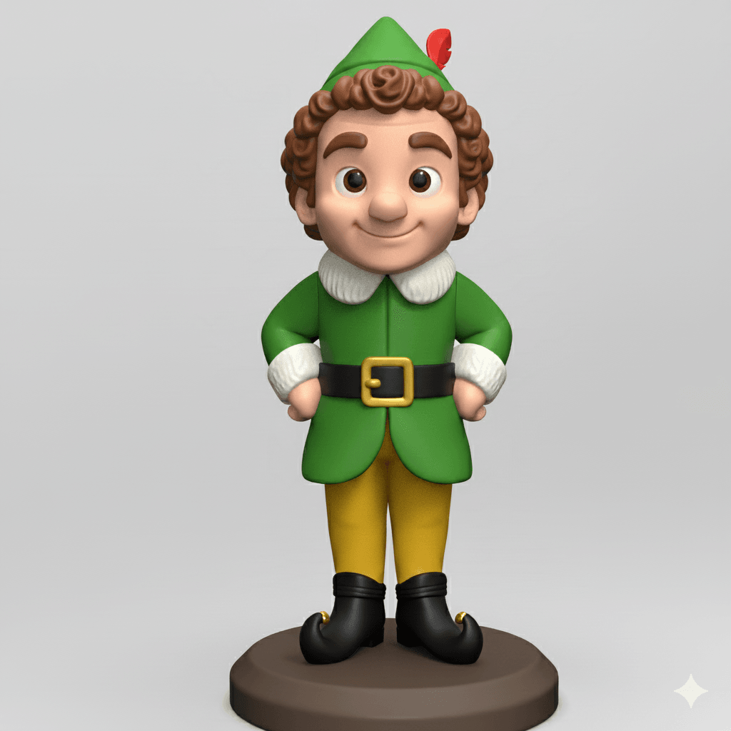 Buddy the Elf Chibi 3d model
