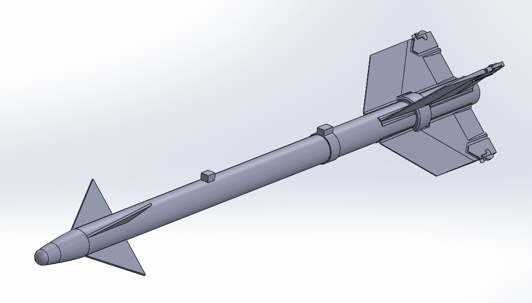 1:72 AIM-9D.3MF 3d model