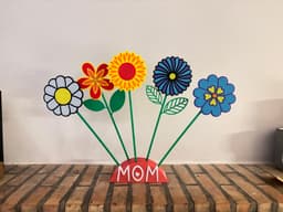 Magnetic memo flowers 3d model