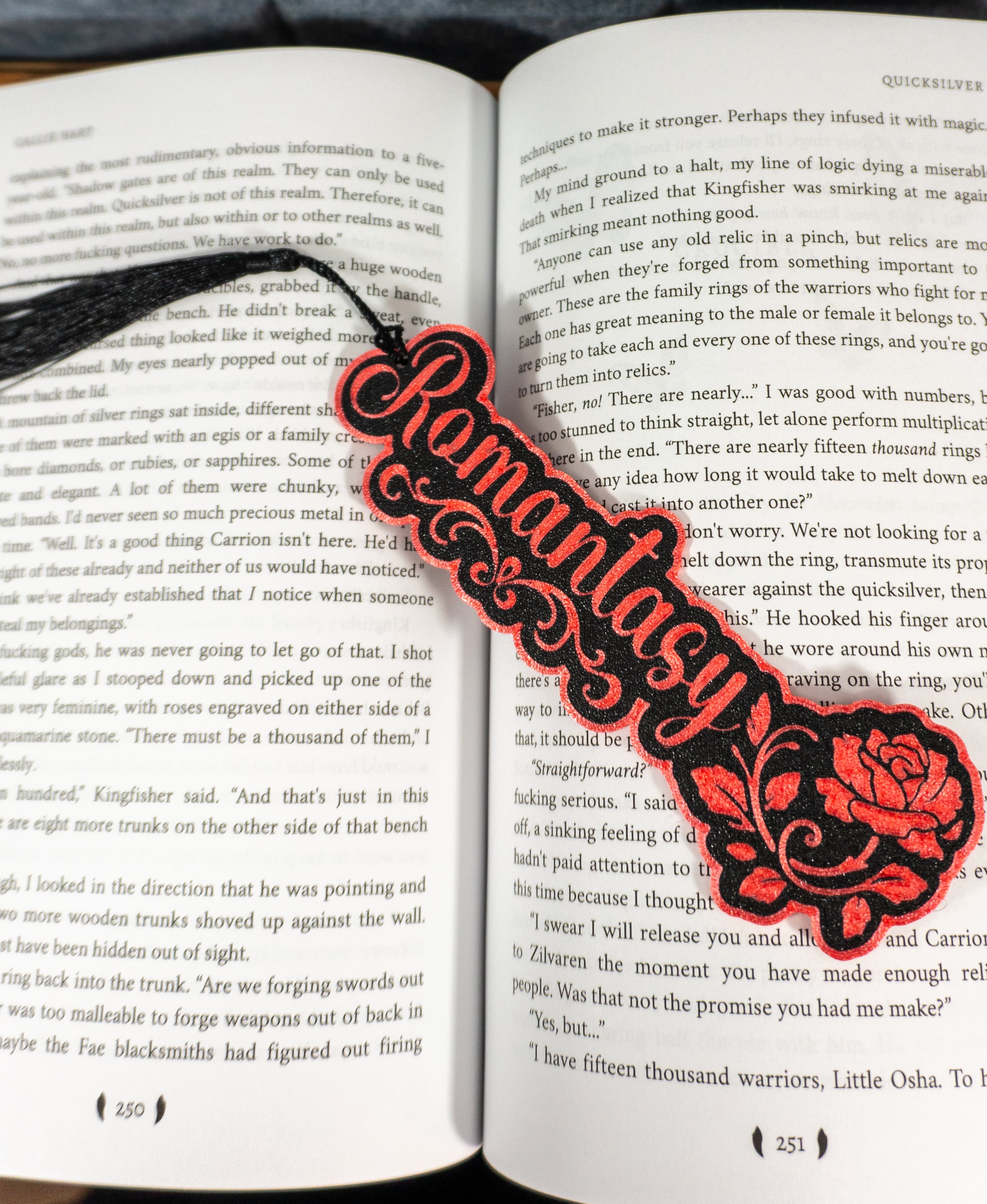 Romantasy Bookmark 3d model