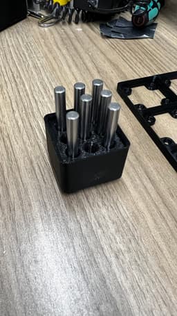 Gridfinity 1x1 1/4" Dowel Holder 3d model