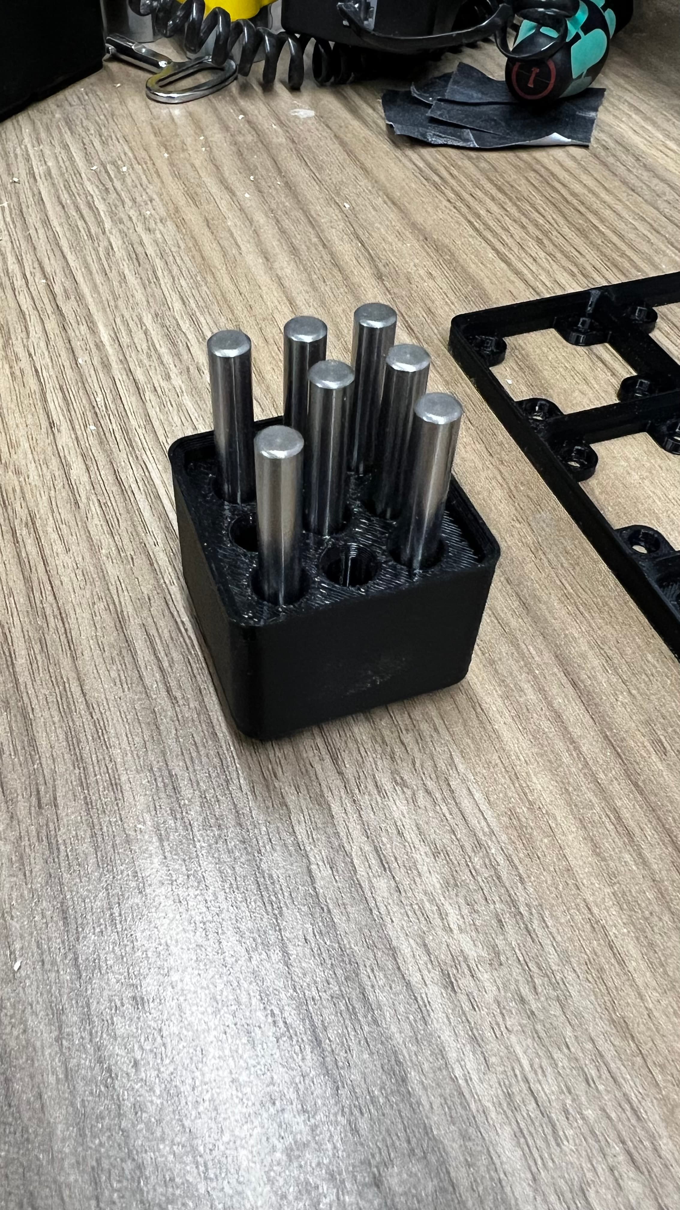 Gridfinity 1x1 1/4" Dowel Holder 3d model