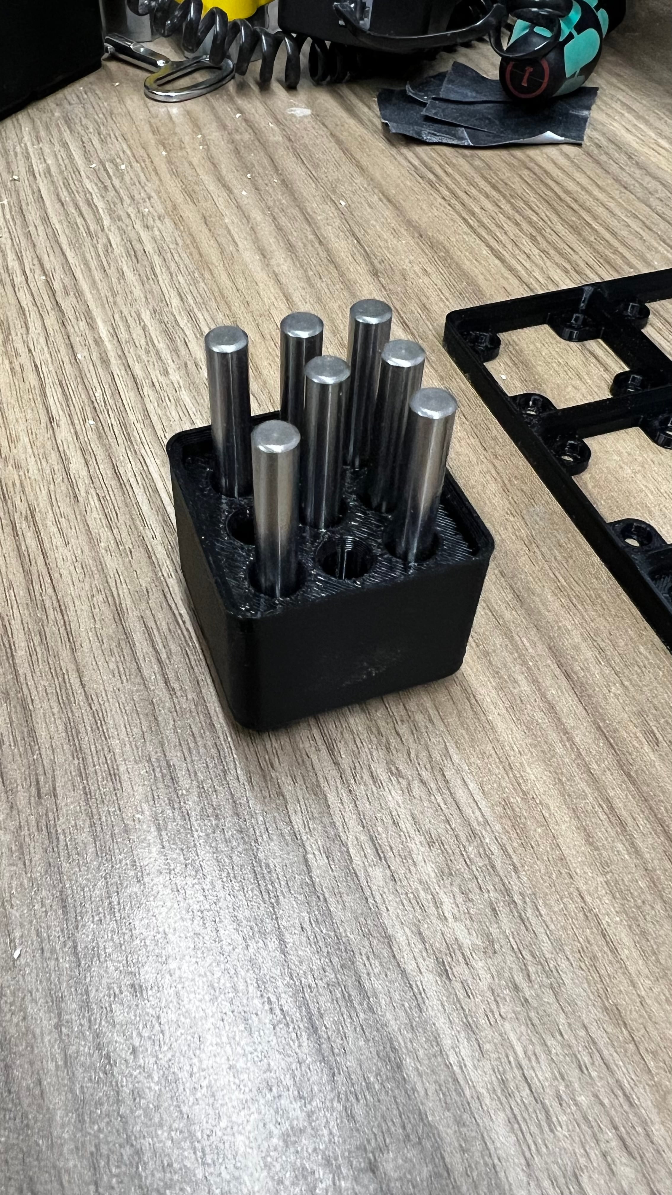 Gridfinity 1x1 1/4" Dowel Holder 3d model