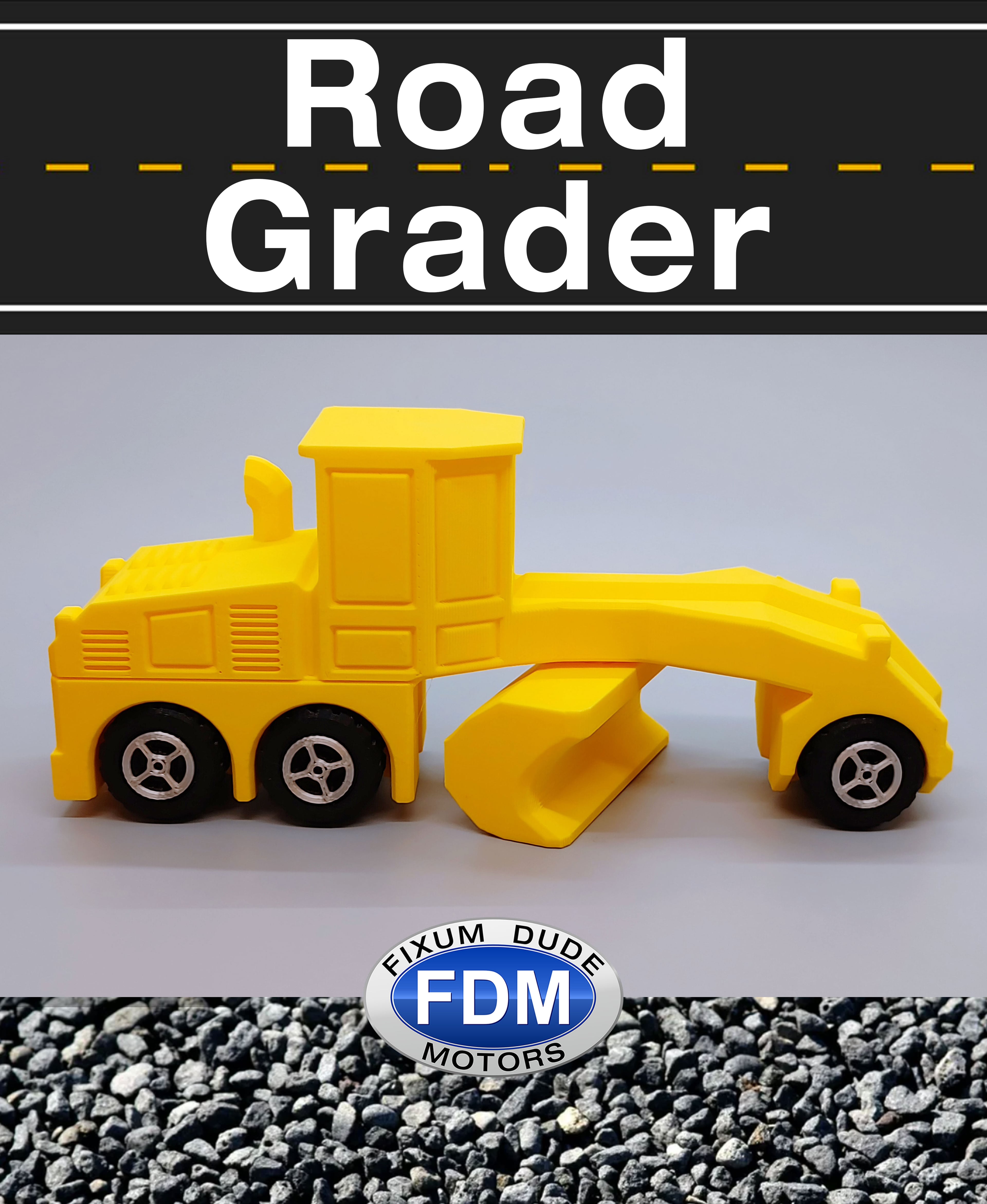 Fixum Dude Motors PiP Road Grader 3d model