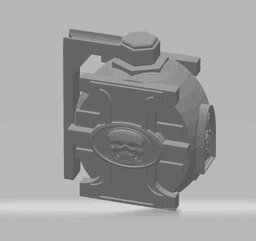 FHW: (Cosplay Prop) Simple print Inquisitorial Krak Grenade 3d model