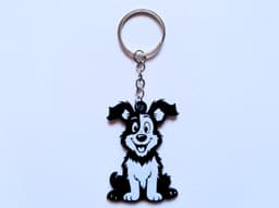 Dog keychain 1 3d model