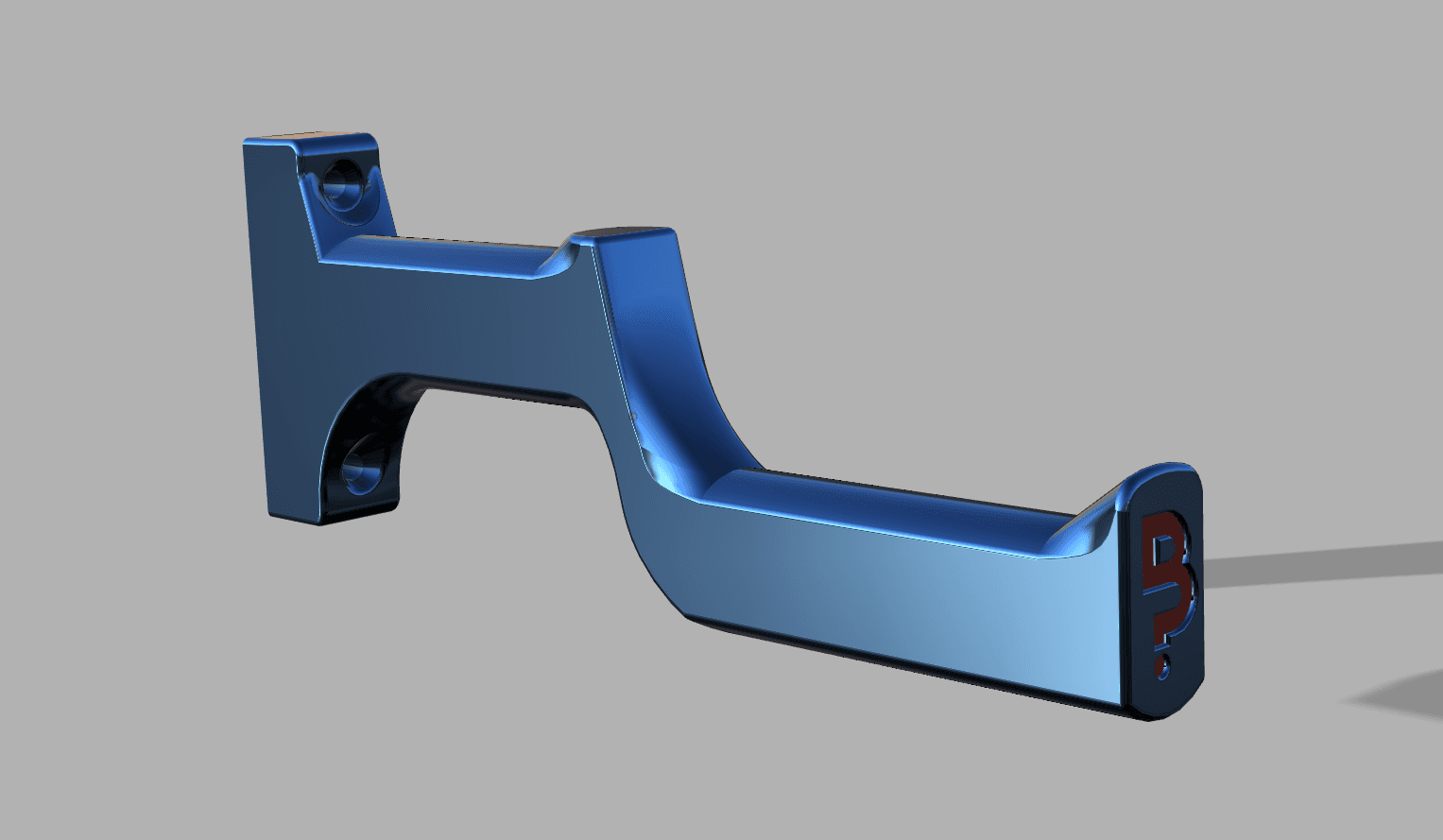 Filament Spool Storage Holder Arm.step 3d model