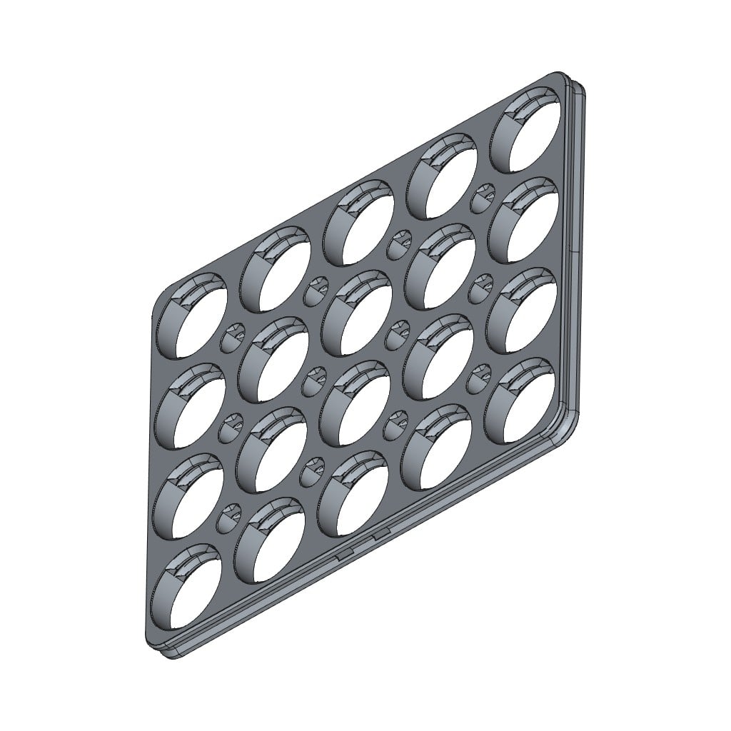 D-LOCK_PANEL.5X4-BLANK 3d model