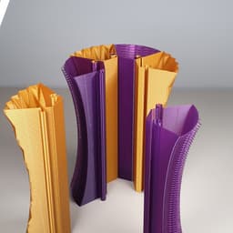Jigsaw Vase 6 part Facets 3d model