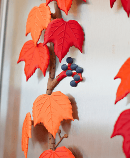 Boston Ivy Fridge Magnet 3d model