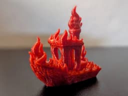 Flame Benchy – The Burning Testboat 3d model