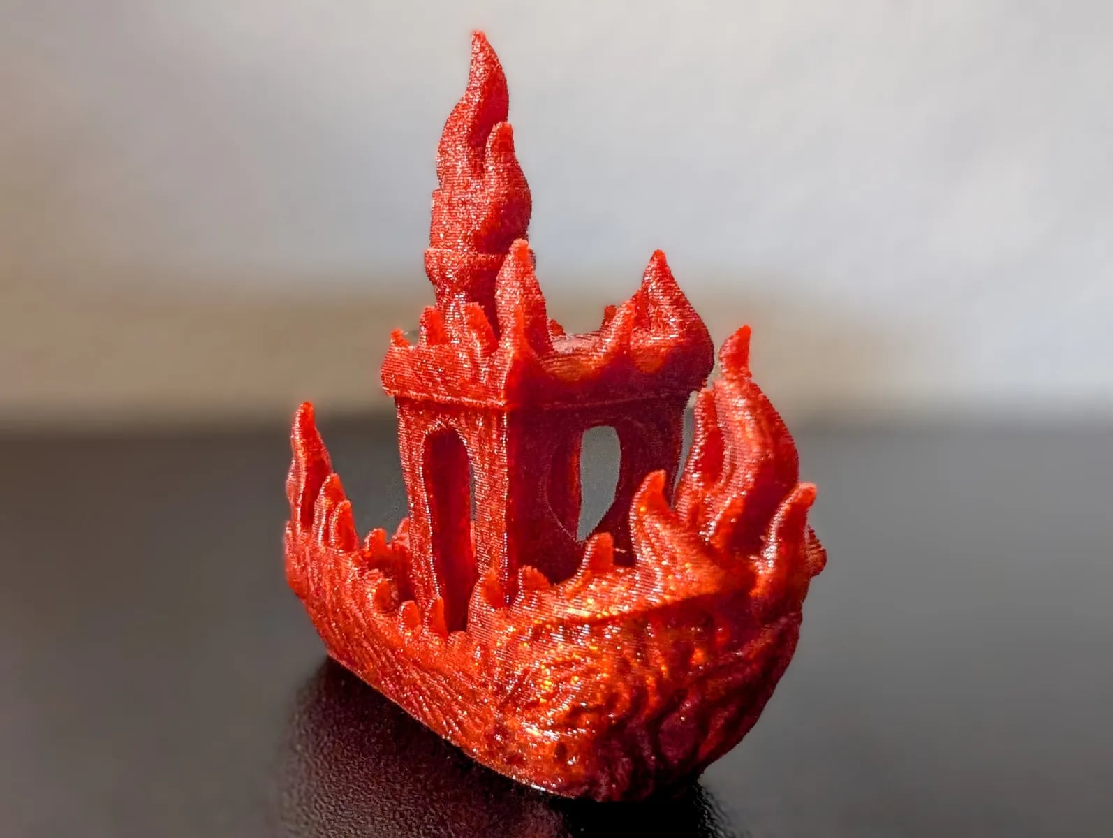 Flame Benchy – The Burning Testboat 3d model