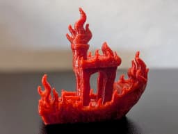 Flame Benchy – The Burning Testboat 3d model