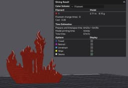 Flame Benchy – The Burning Testboat 3d model