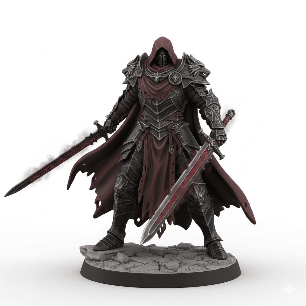 Abyss Watcher Cursed Swords Printable STL File 3d model