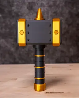 Knight’s Hammer Kit | No AMS, No Support, No Glue 3d model