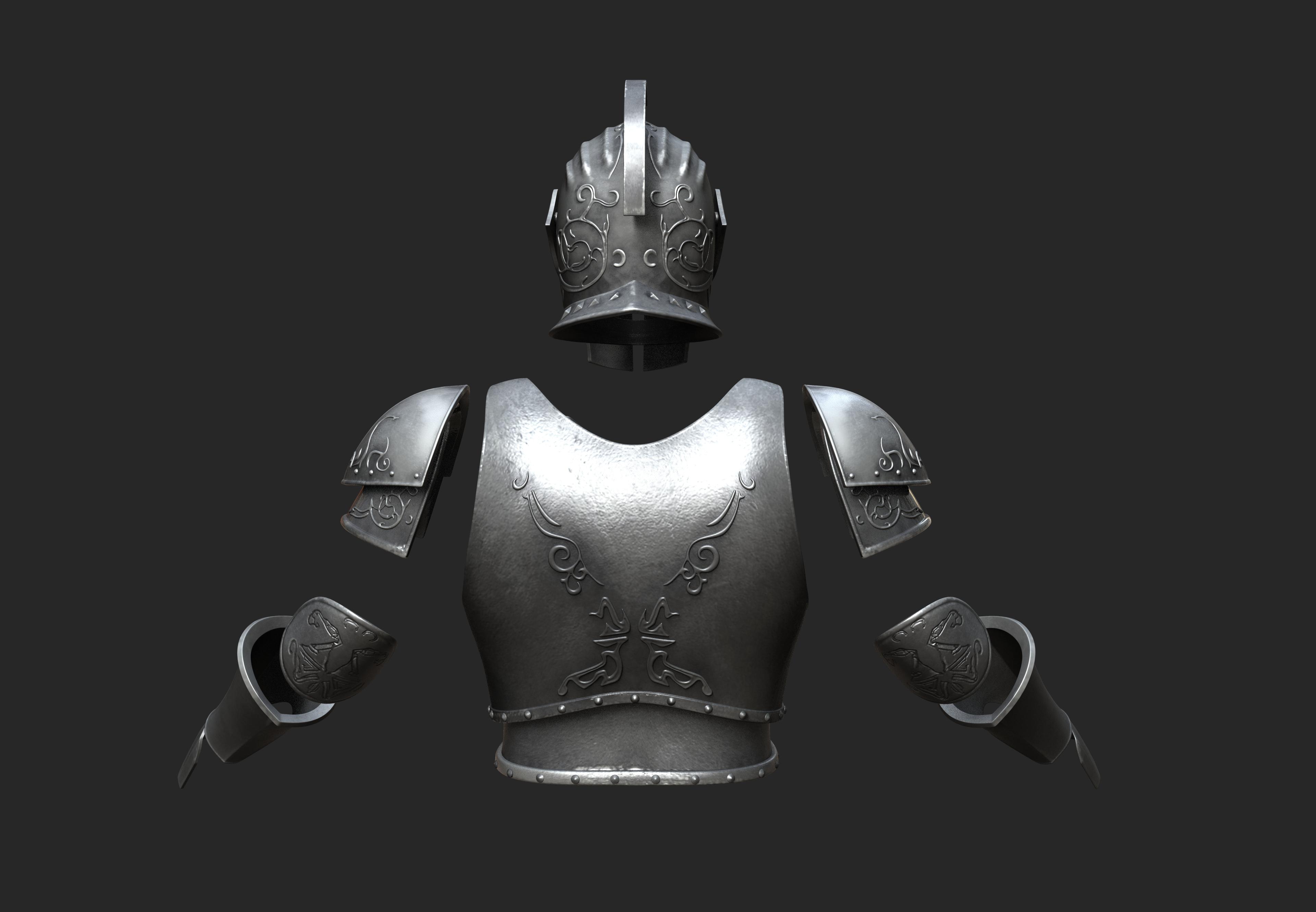 Dark Souls Faraam Armor 3d model