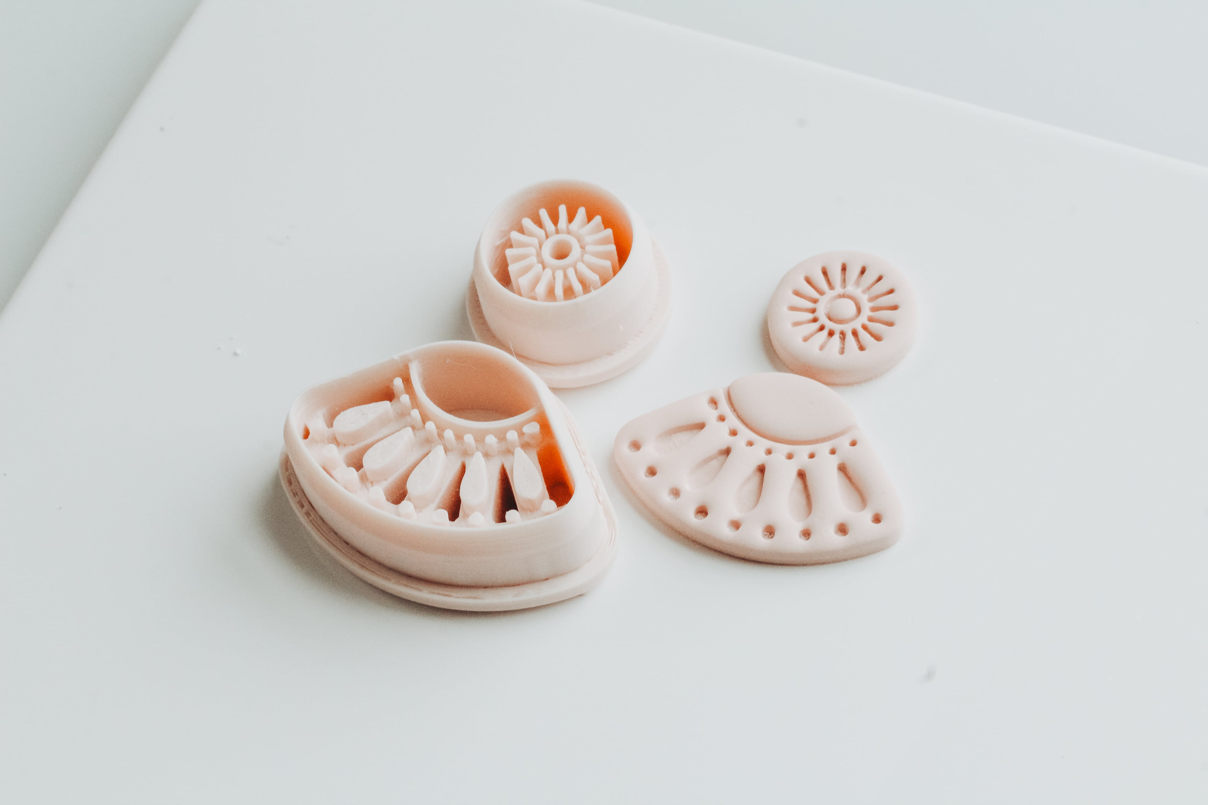 Embossed 2 Piece Clay Cutter Set 3d model