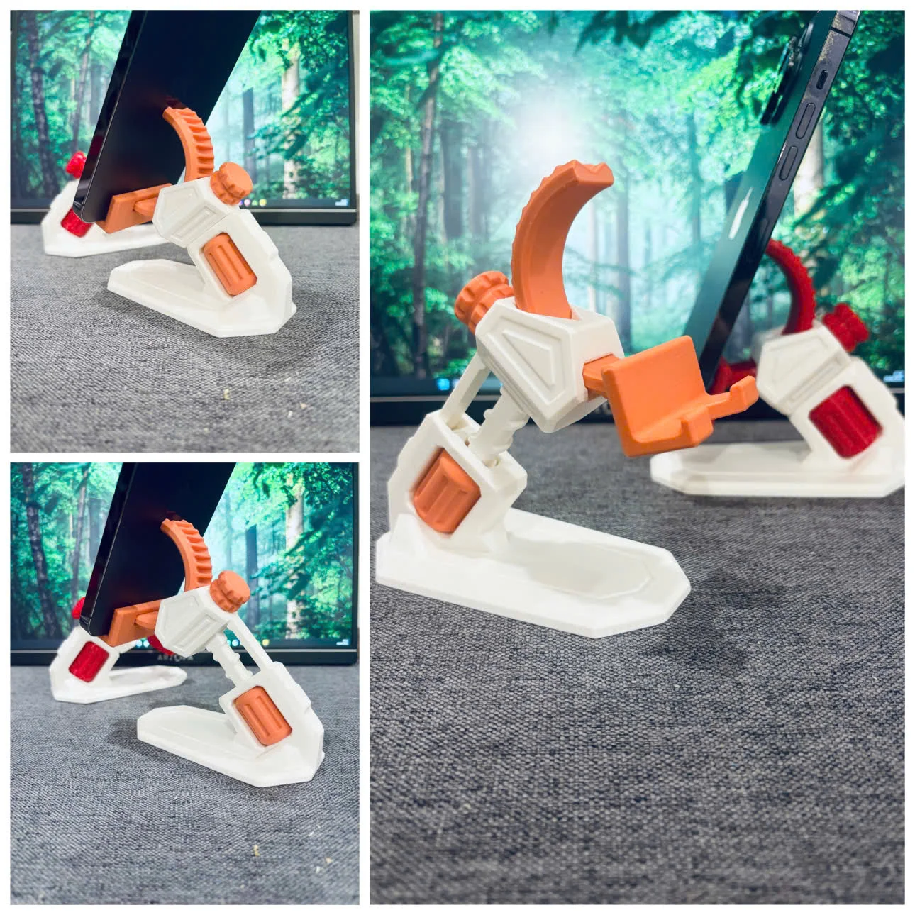 Adjustable phone stand 3d model