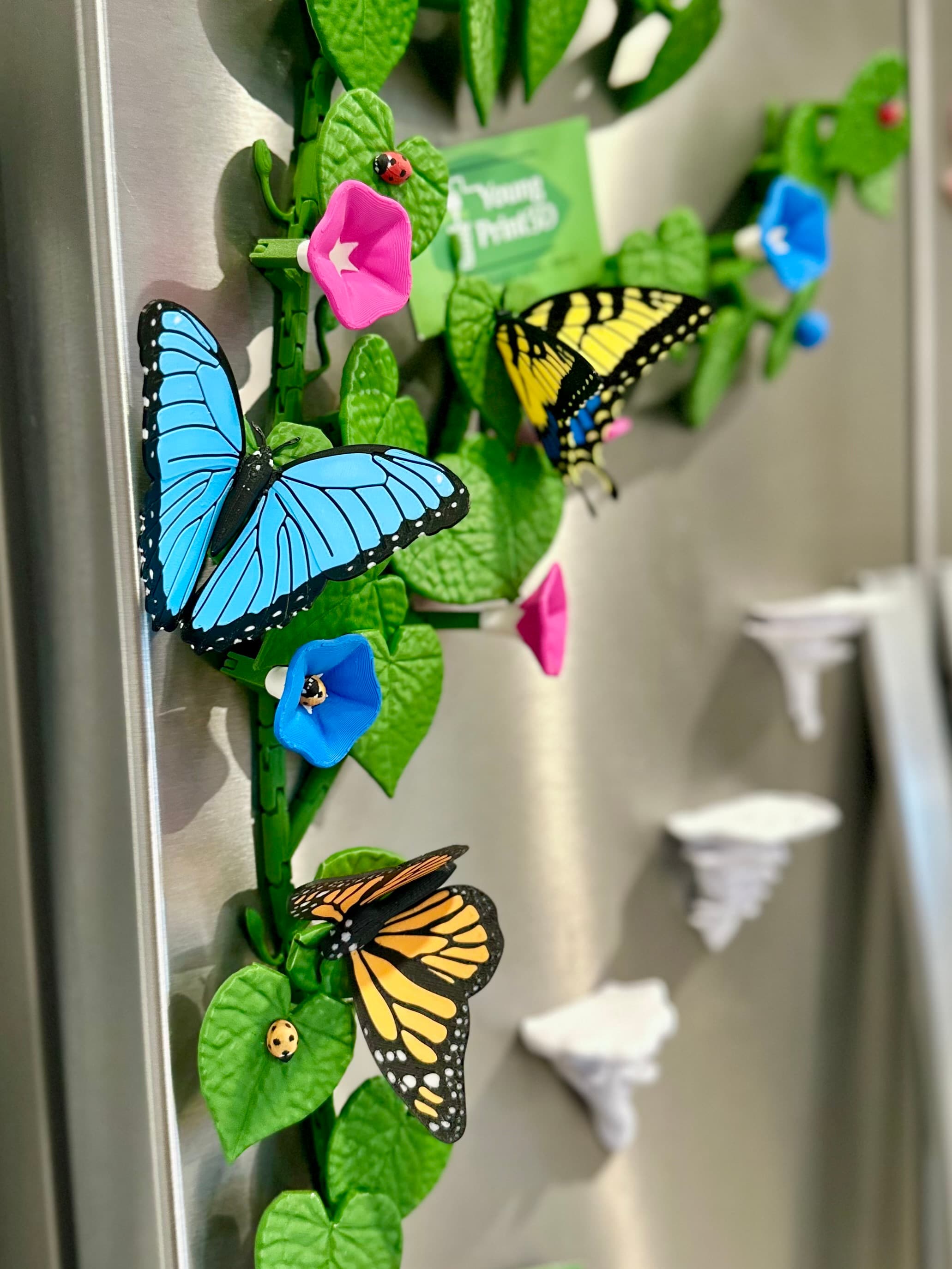 Printed beautifully and theyโre the perfect addition to the Ive and morning glory magnets!