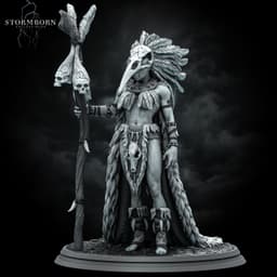 (32mm) Lagath, the Seer 3d model