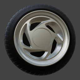 Enkei EK82 wheels 1/64 JDM 3d model