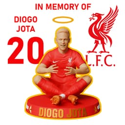 Diogo Jota Tribute | Free 3D Printable Figure | Liverpool & Portugal Star 3d model