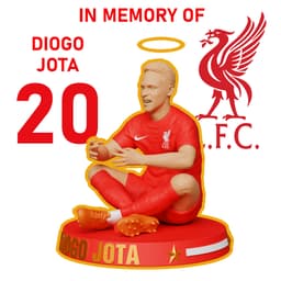 Diogo Jota Tribute | Free 3D Printable Figure | Liverpool & Portugal Star 3d model