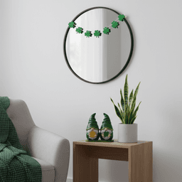 St. Patrick’s Day STL File – Irish Gnome Set with Gold Coin and Shamrock-Lucky Decor Figurine 3d model