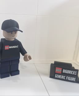 BigBricks Generic Figure Multicolor Nameplate 3d model