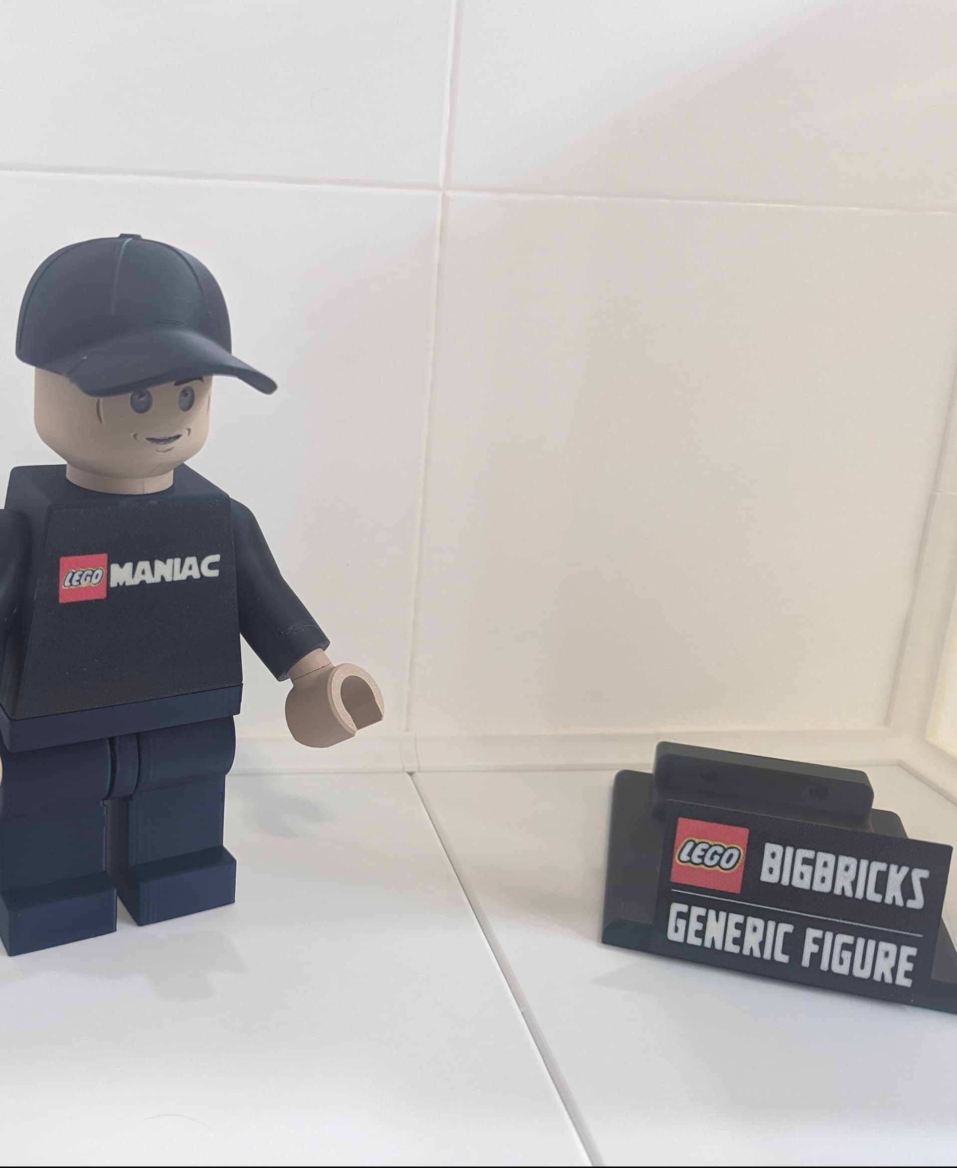 BigBricks Generic Figure Multicolor Nameplate 3d model