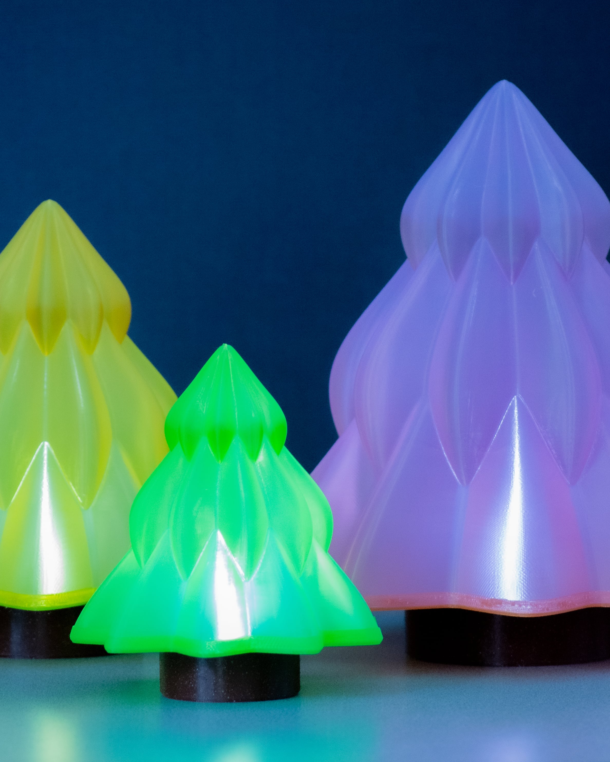 Tea Light Christmas Trees! 3d model