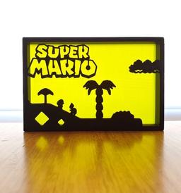 Super Mario Silhouette Art