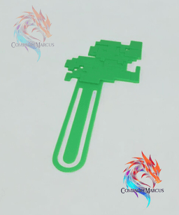 Bookmark Pixel Style Mario Bros / No supports / 3mf included 3d model