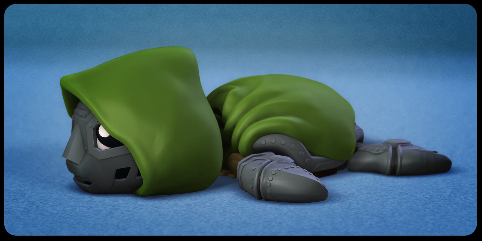 Super Turtle Dr Doom 3d model