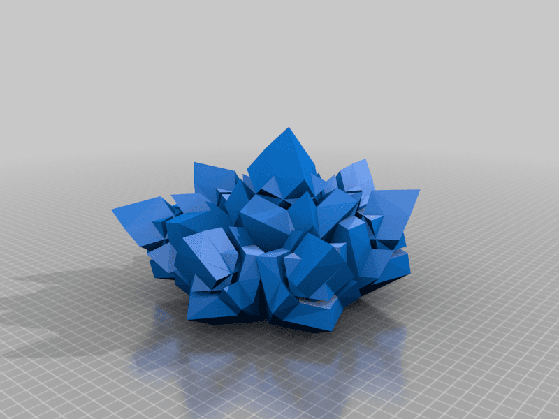 CRYSTAL-CUT / terrain 3d model
