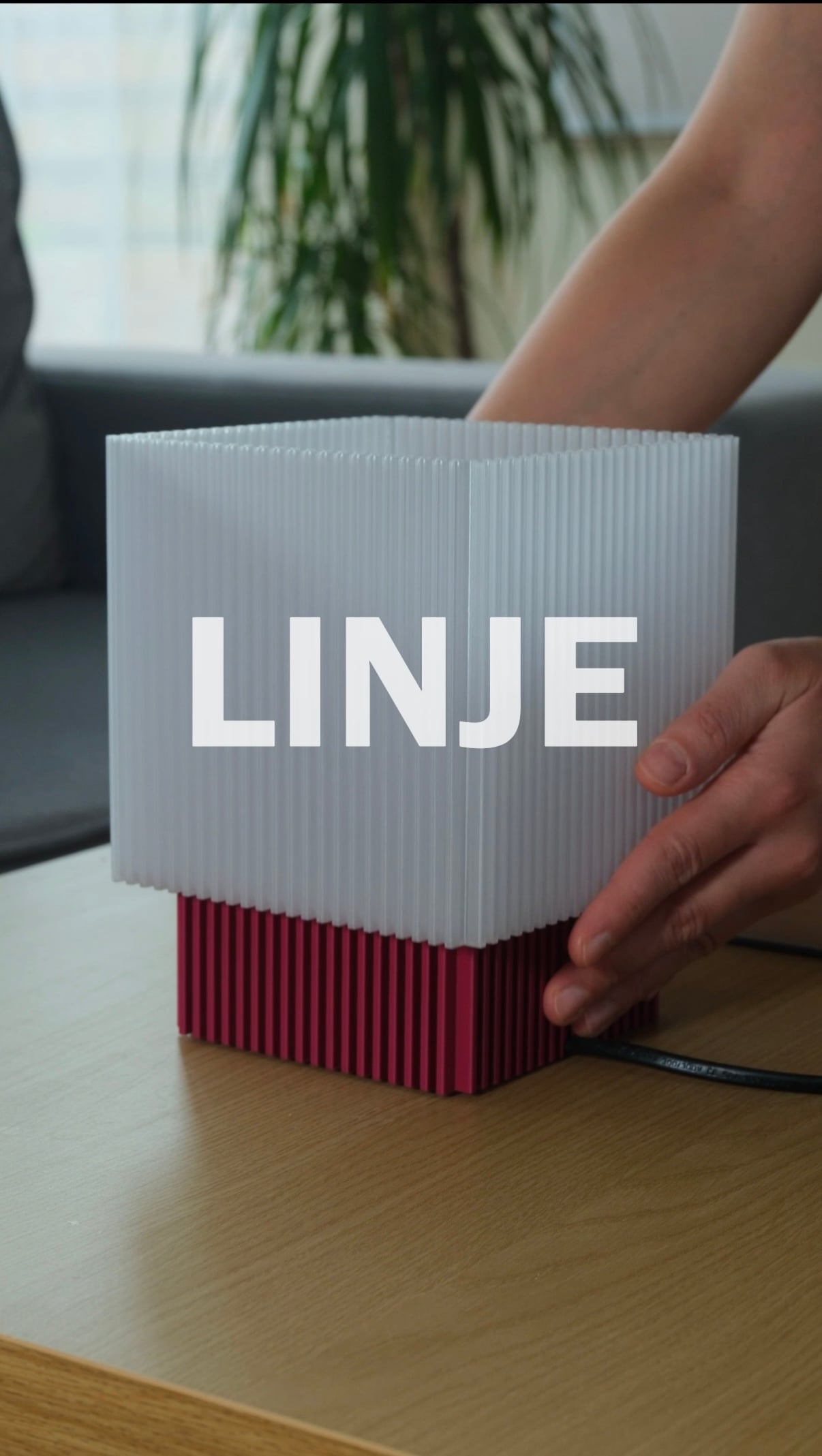 Linje - Small Table/Bedside Lamp 3d model